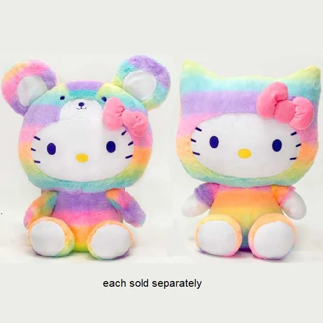 11.5" Hello Kitty Rainbow Sherbet Stuffed Plush