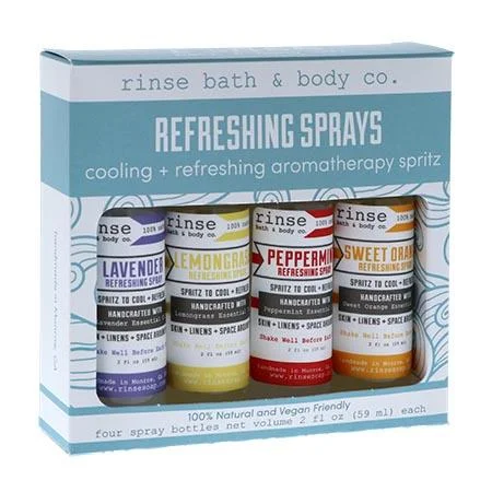 4 Pack of Mini Refreshing Sprays