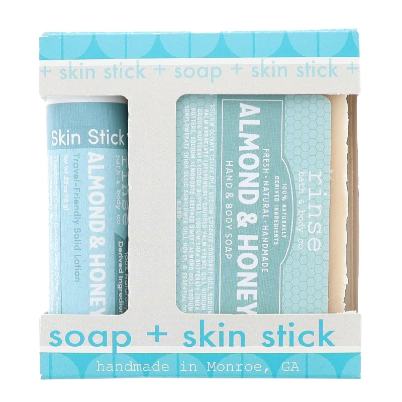 Almond & Honey Soap + Skin Stick Box