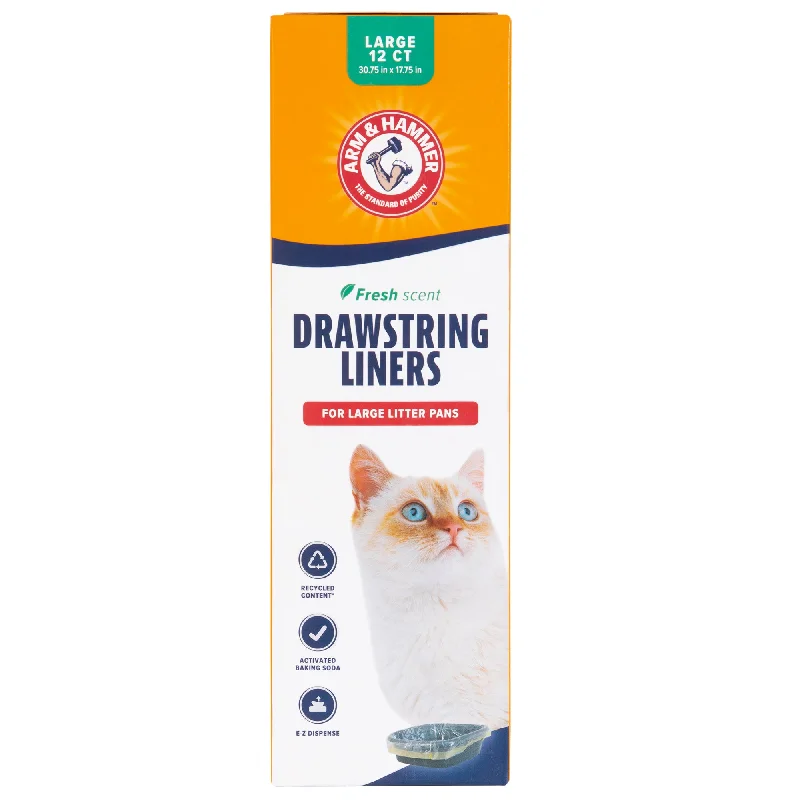 Arm & Hammer Drawstring Cat Litter Pan Liners