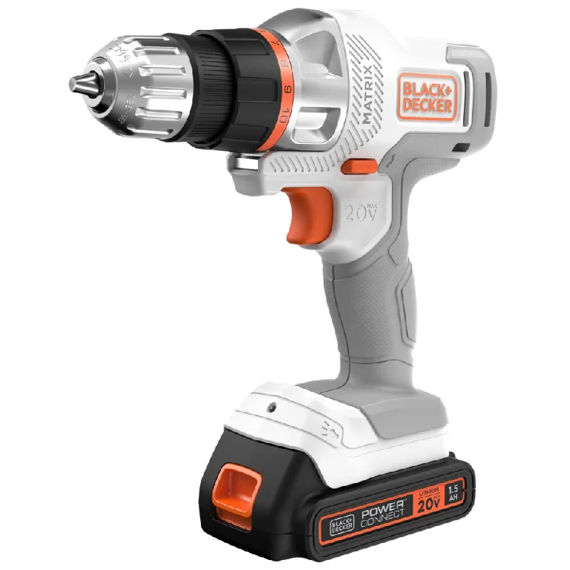 20V MAX* MATRIX™ Cordless Drill | Driver Kit, Lightweight, White