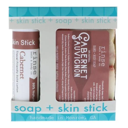 Cabernet Soap + Skin Stick Box