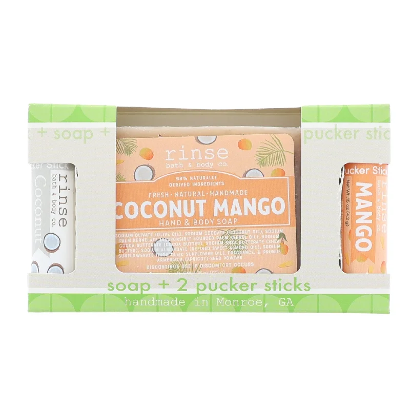 Coconut Mango Soap + Pucker Stick Box