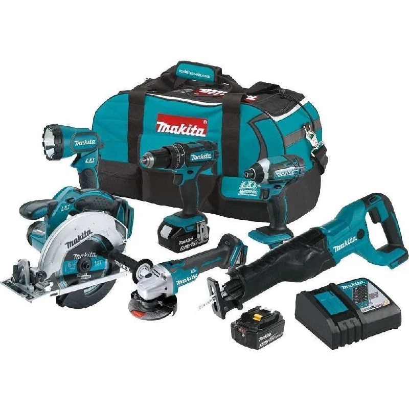 Makita Cordless Combo Kit 6pc 18V