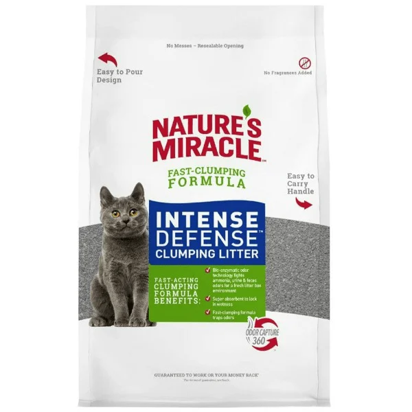 Nature's Miracle Intense Defense Odor Control Clumping Litter