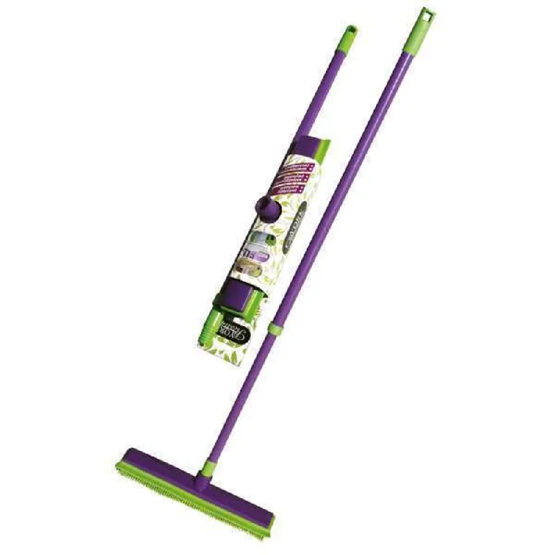 York Prestige Rubber Broom Telescopic Handle