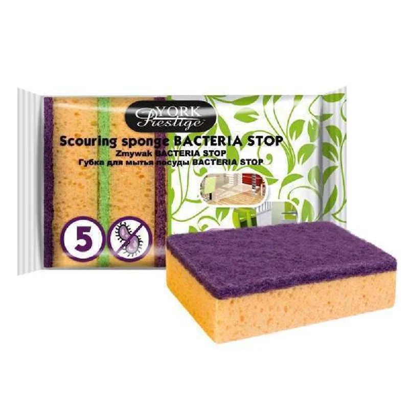 York Scouring Sponge Bacteria 5pc