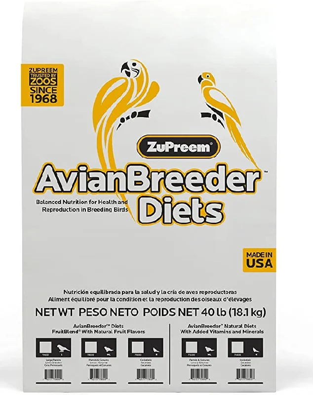 ZuPreem AvianBreeder Natural for Medium Birds