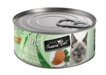 Fussie Cat Wet Cat Food Fine Dining Mousse- Oceanfish W/ Pumpkin 2.4oz Can Single