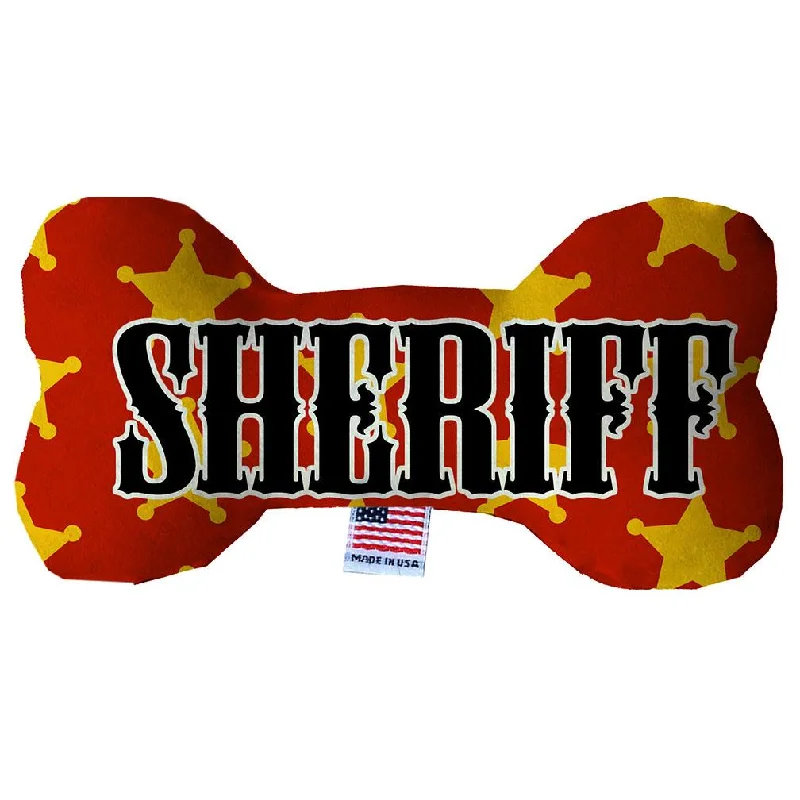 Plush Bone Dog Toy Sheriff