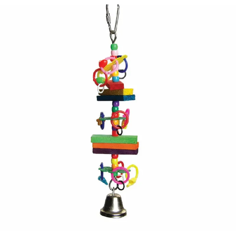 A & E Cages Beads and Blocks Bird Toy