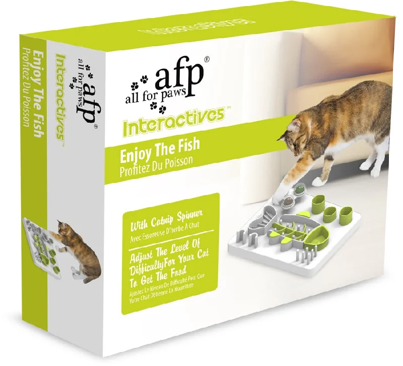 ALL FOR PAWS Interactives Enjoy The Fish Hranilica za sporo hranjenje, 30x23x5cm