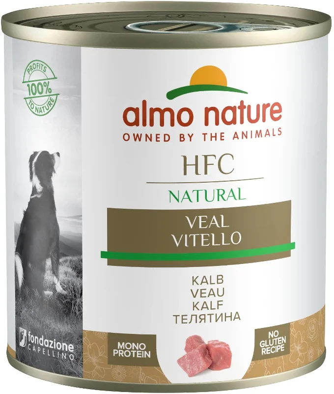 ALMO NATURE HFC Conservă pentru câini, cu carne de viţel 280g