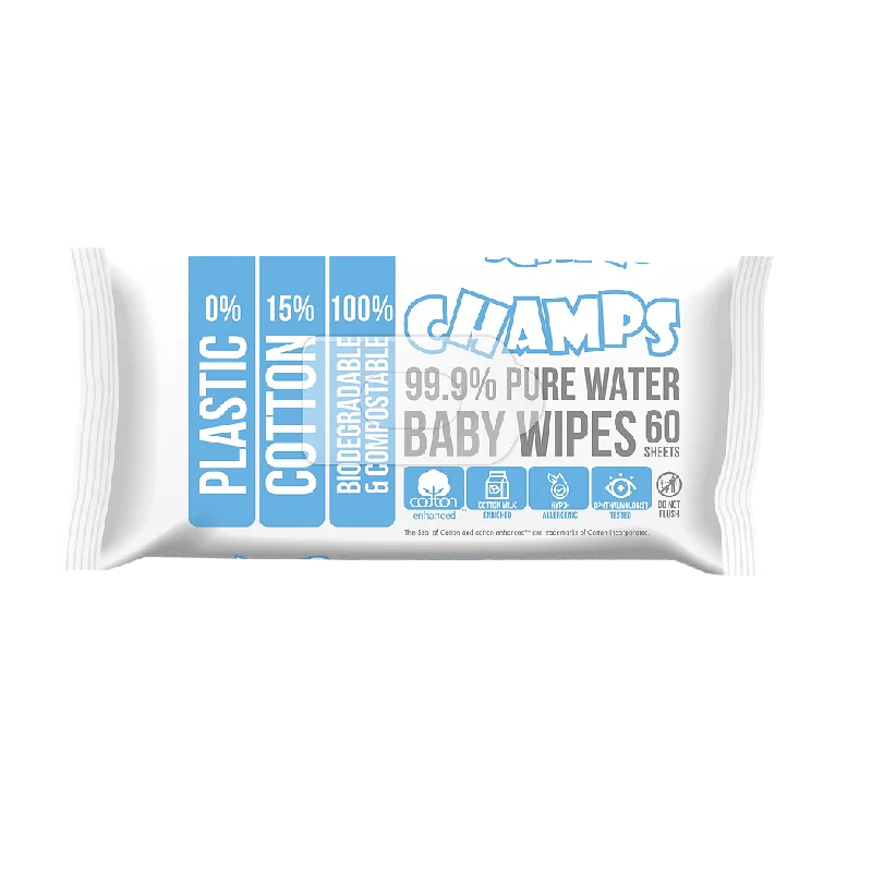 Champs 99.9% Pure Water Baby Wipes (Top Choice 2024)