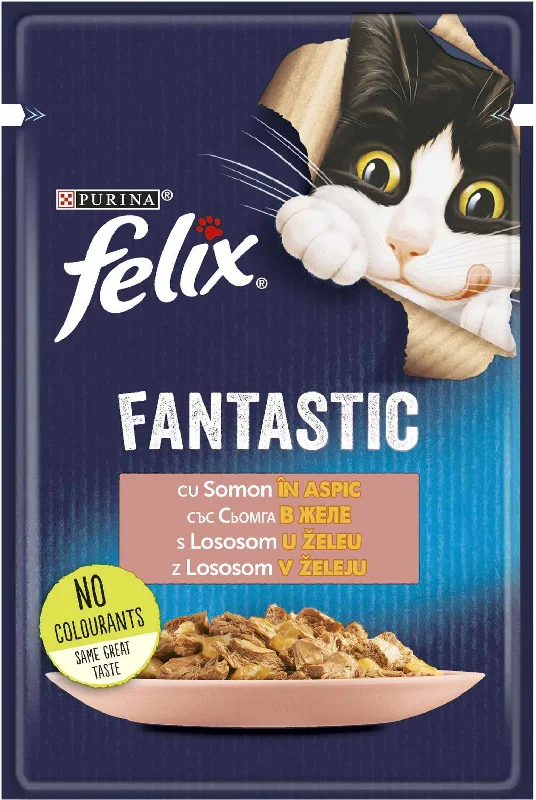 FELIX Fantastic, s lososom u želeu,  85g