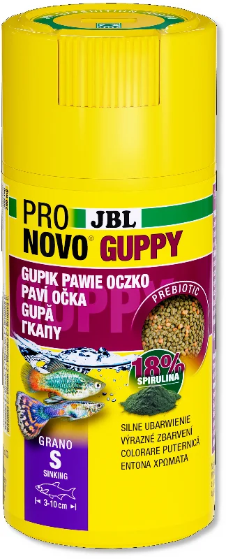 JBL ProNovo Guppy Grano S, Hrană pentru peşti de acvariu 100ml