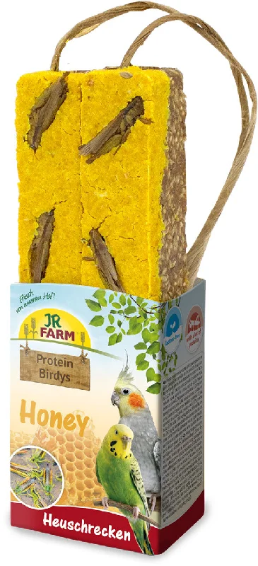 JR FARM Protein-Birdys Štapić sa skakavcima i medom, 150g