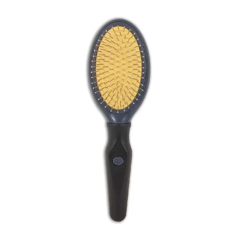 JW® Gripsoft® Double Sided Brush Gray/Yellow Color One Size