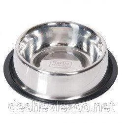 Karlie Dog Bowl 'Inox' Rubber Edge - 470ml