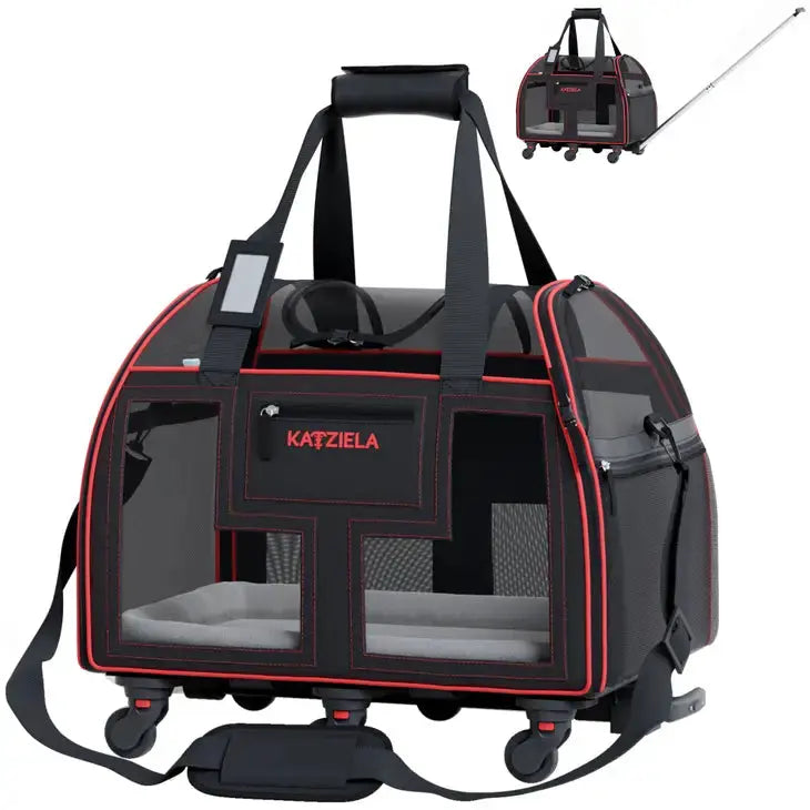 Katziela Airline Approved Wheeled Pet Carrier