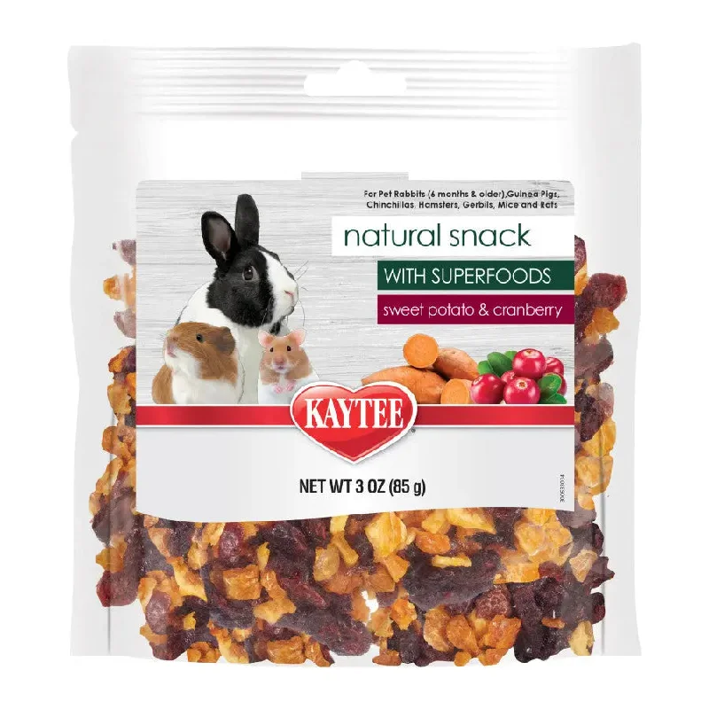 Kaytee Natural Snack with Superfoods Sweet Potato & Cranberry