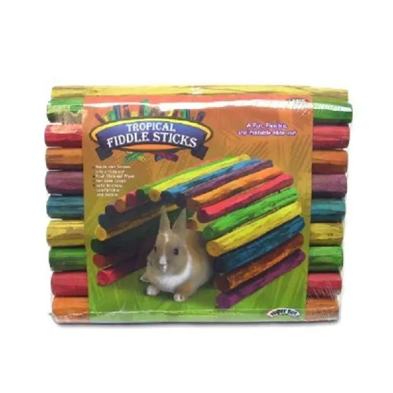 Kaytee® Tropical Fiddle Sticks Hideout for Small Animal Multicolor