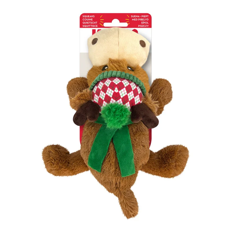 KONG Igračka za pse Holiday Cozie Reindeer M, zvučna, 15,24x5,08x10,16cm