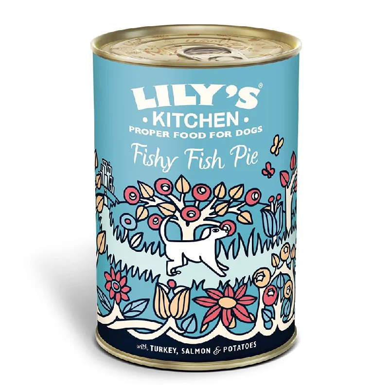 LILY'S KITCHEN Fishy Fish Pie, puretina s lososom, haringom i krumpirom, 400g