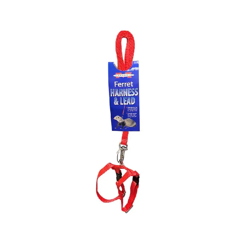 Marshall® Harness & Lead Set for Ferret Red