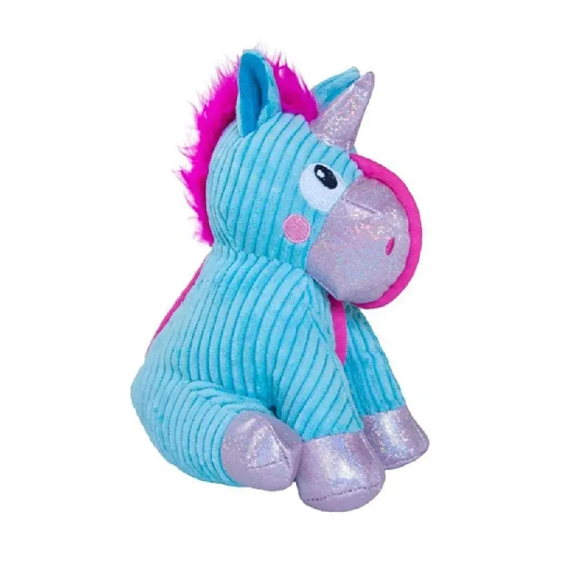 Outward Hound® Corded Seamz Unicorn, Holiday Edition Dog Toys 7 X 5.5 X 10.5 Inch