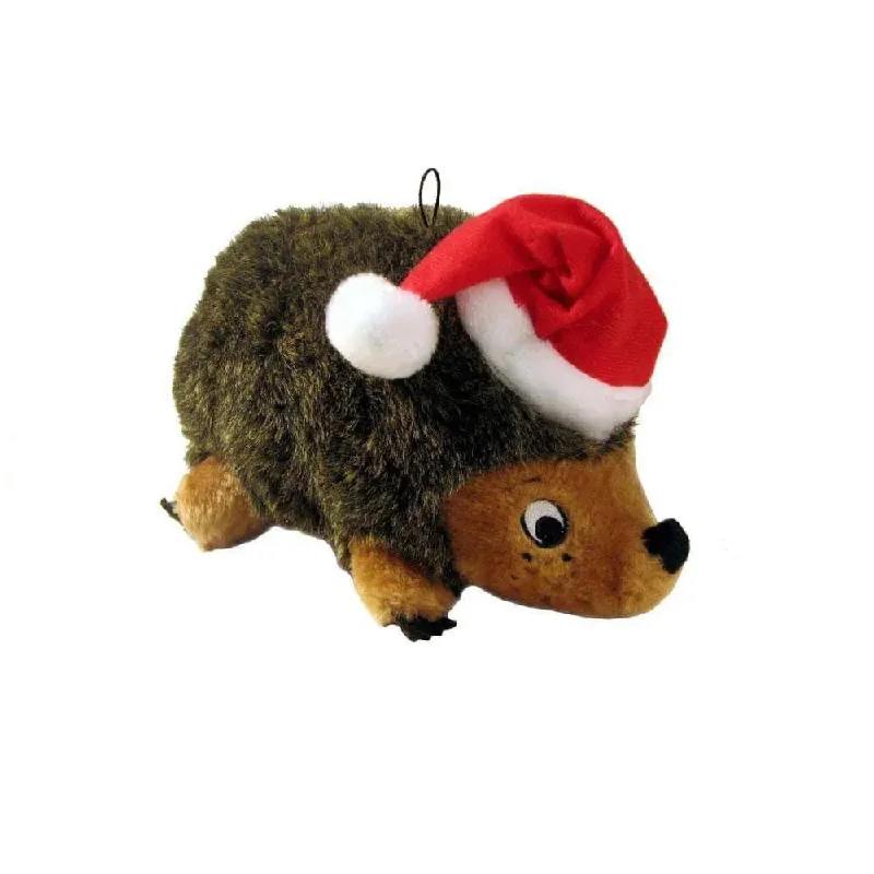 Outward Hound® Holiday Hedgehogz Junior Dog Toys Brown Color Small