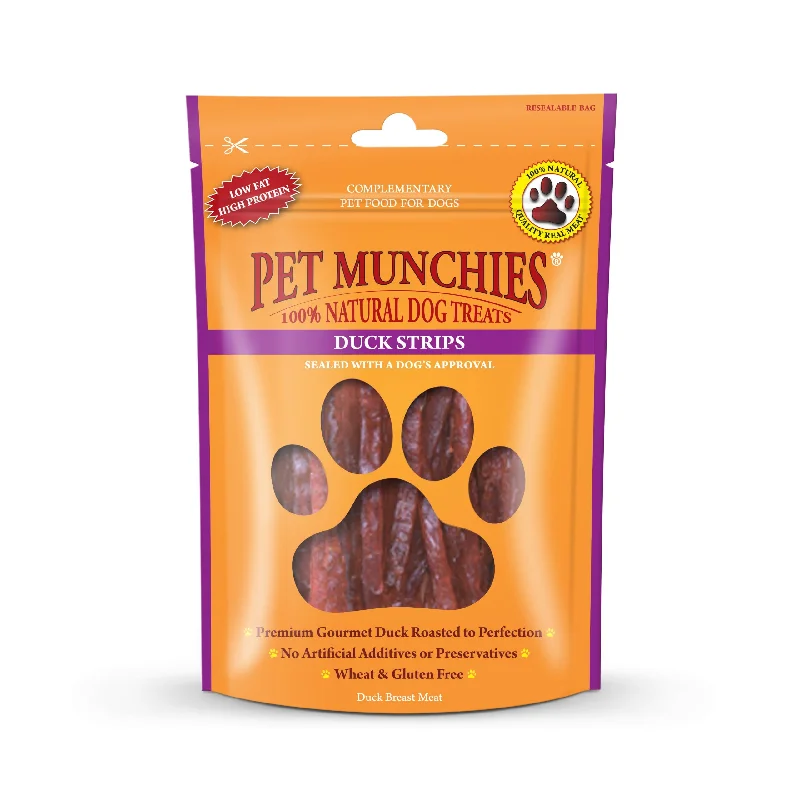 Pet Munchies Duck Strips 90g