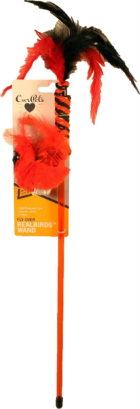 Play-n-squeak Realbird Cat Wand