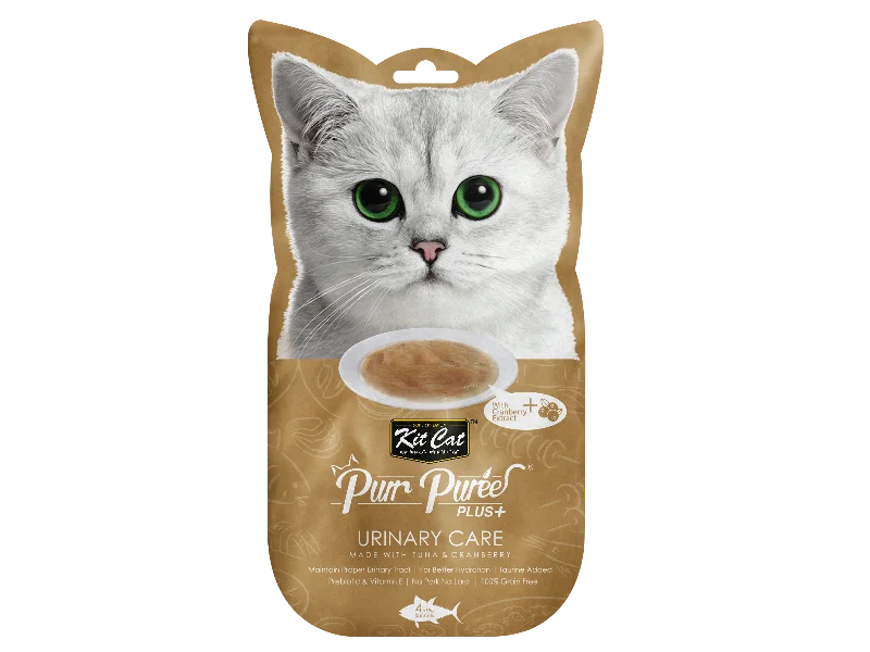 Kit-Cat Puree Plus Urinary Care - Tuna & Cranberry