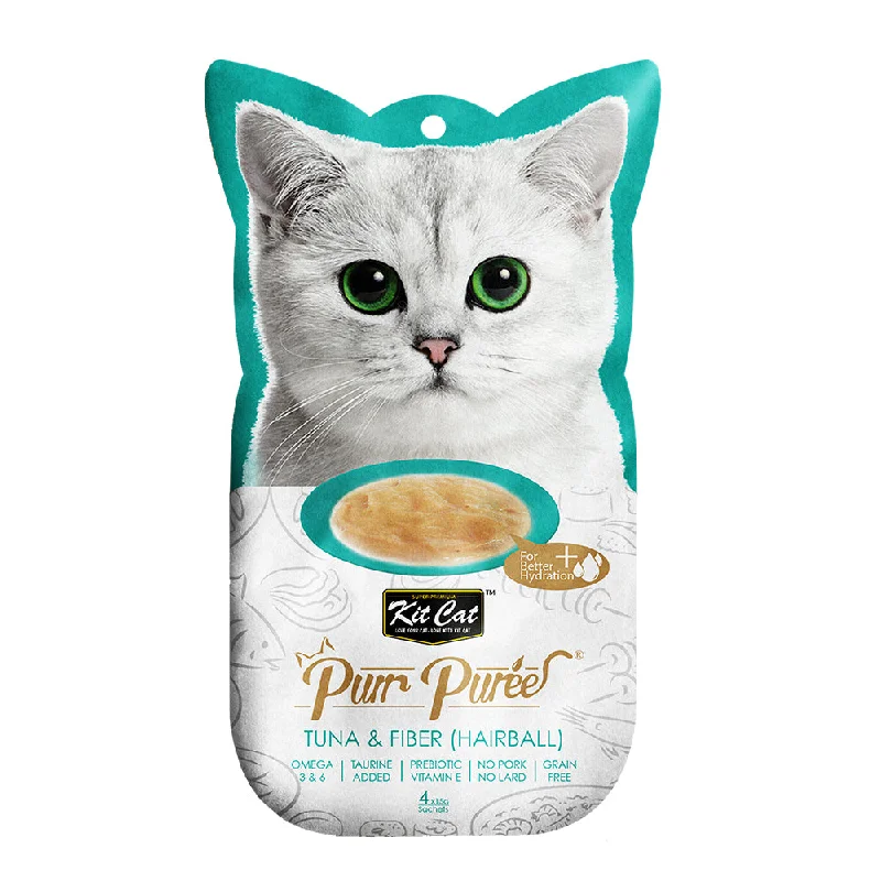 Kit-Cat Puree Tuna & Fiber(Hairball)