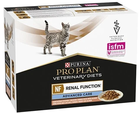 PURINA Veterinary Diets Feline NF Renal Function Advance Care plic Somon 10x85g