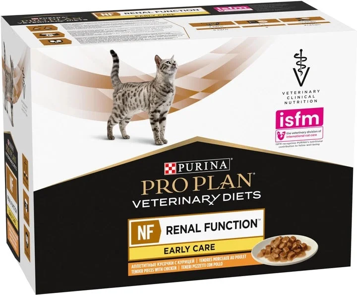 PURINA Veterinary Diets Feline NF Renal Function Early Care plic Pui 10x85g