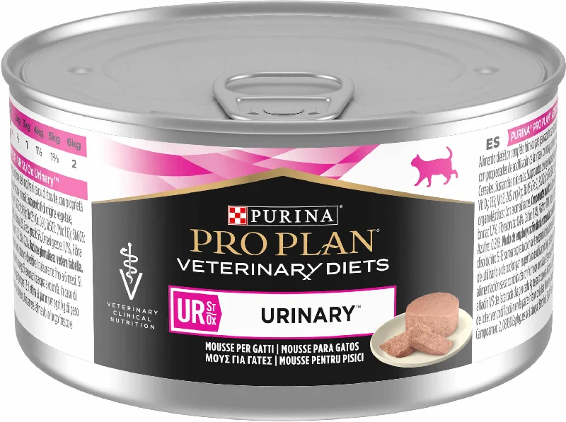 PURINA Veterinary Diets Feline UR Urinary Mousse pentru pisici, Curcan 195g