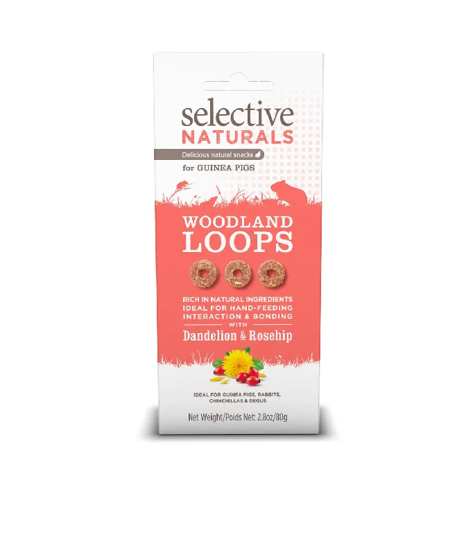 Selective Naturals Woodland Loops Guinea Pig Treats 80g