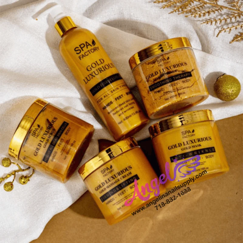 Spa Factory Gold Luxurious Complete Display Set