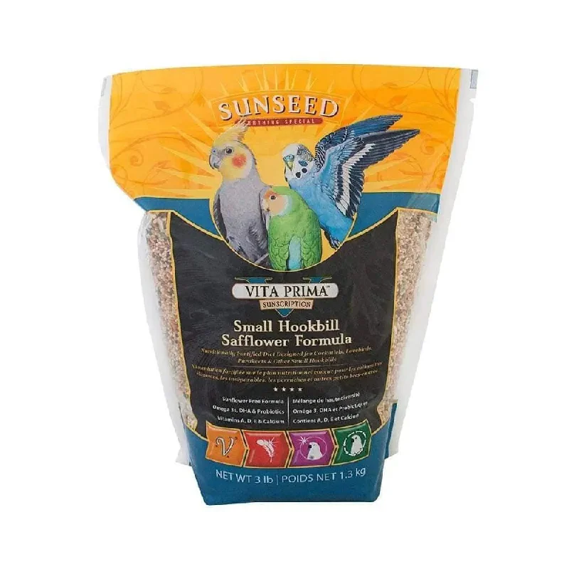 Sunseed® Vita Prima™ Sunscription Small Hookbill Safflower Formula Birds Food 3 Lbs