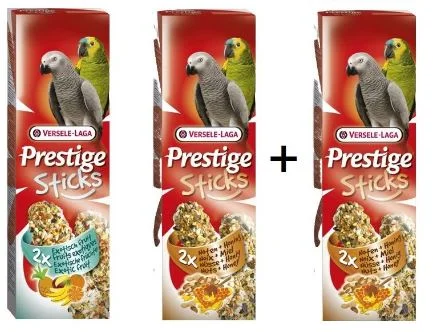 VERSELE-LAGA Prestige štapići Tropsko voće, Nuts&Honey, velike papige, 2+1 PROMO