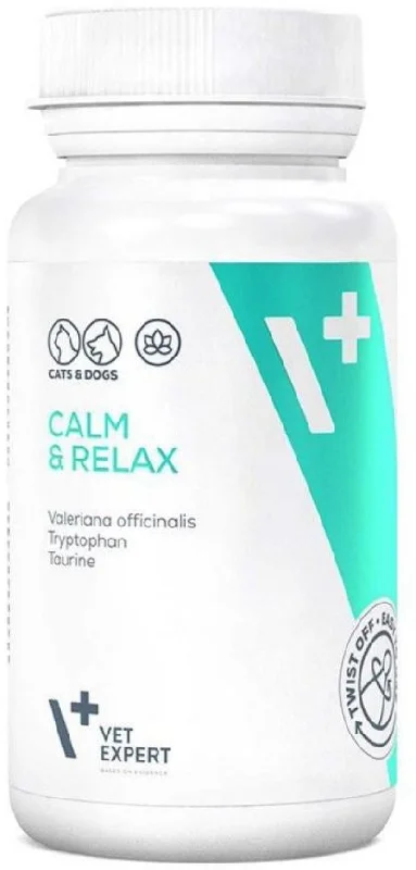 VETEXPERT Calm & Relax Suplimente pentru câini şi pisici 30 caps, TwistOff