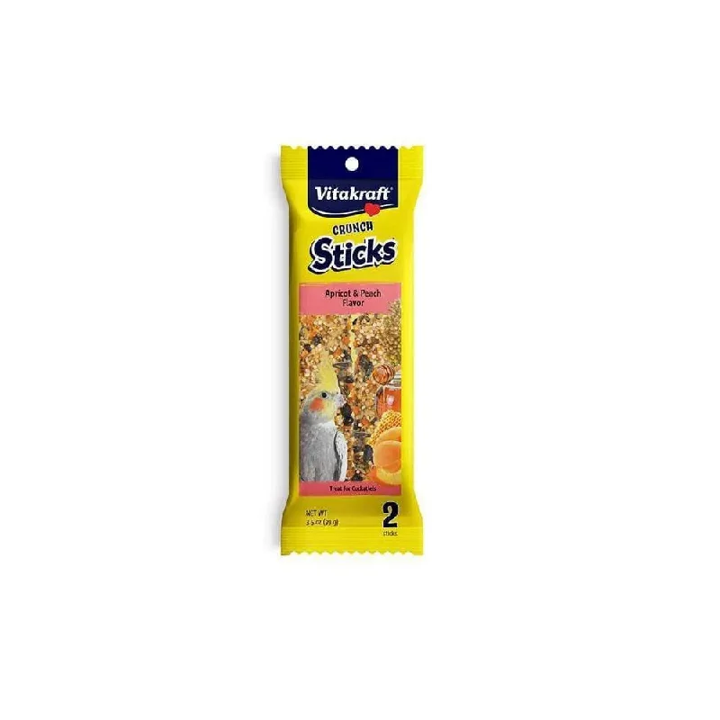 Vitakraft® Apricot & Peach Cockatiel Crunch Sticks for Birds 3.5 Oz