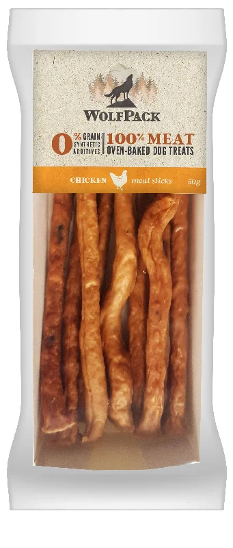 WOLFPACK Meat sticks, 100% piletina, 50g