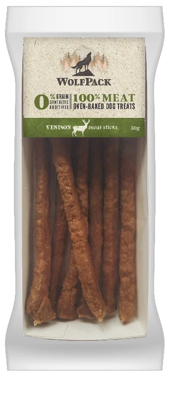 WOLFPACK Meat sticks, 100% srnetina, 50g